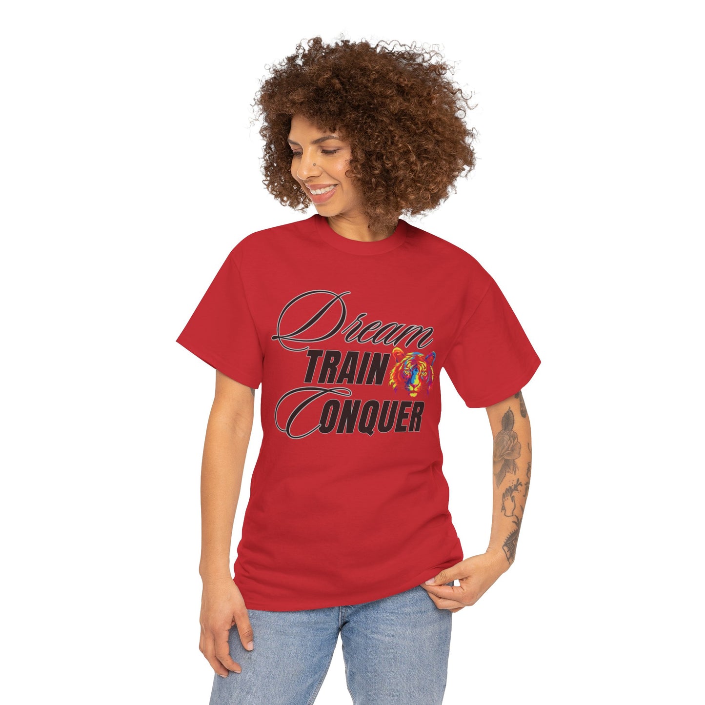 Dream Train Conquer Unisex T-Shirt - Inspirational Tee