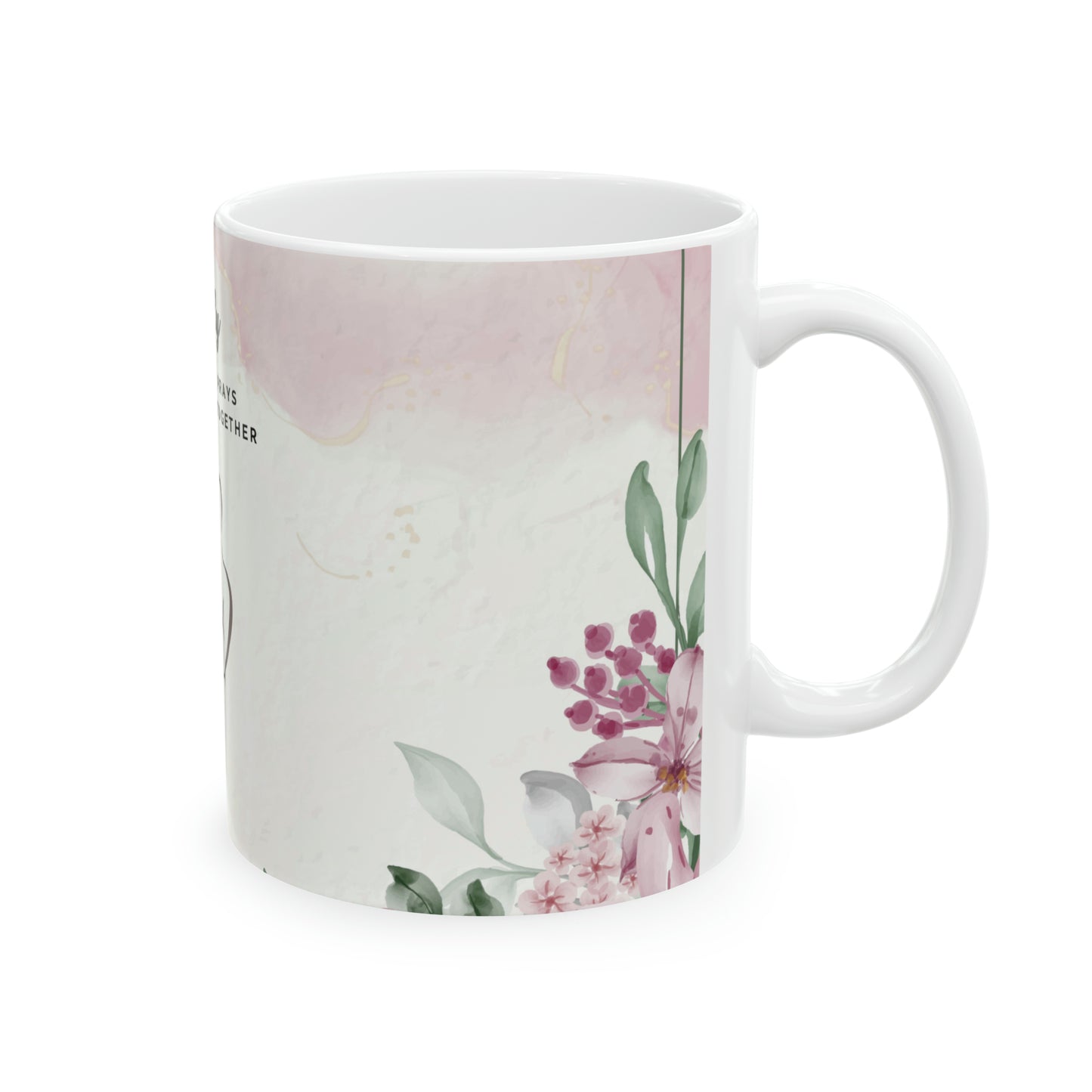 A FAMILY THAT PRAYS 1 -Ceramic Mug, 11oz