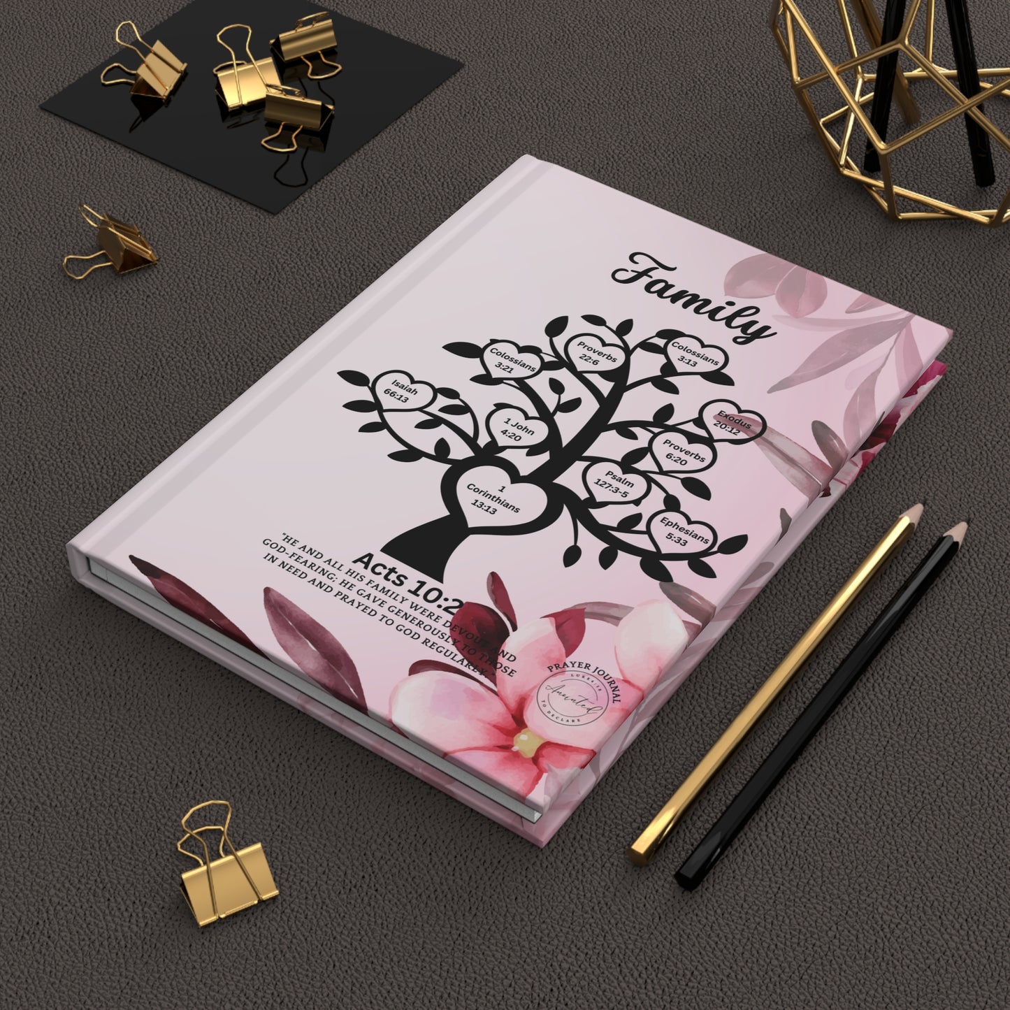 FAMILY ACTS 10:2 -Hardcover Journal Matte 1