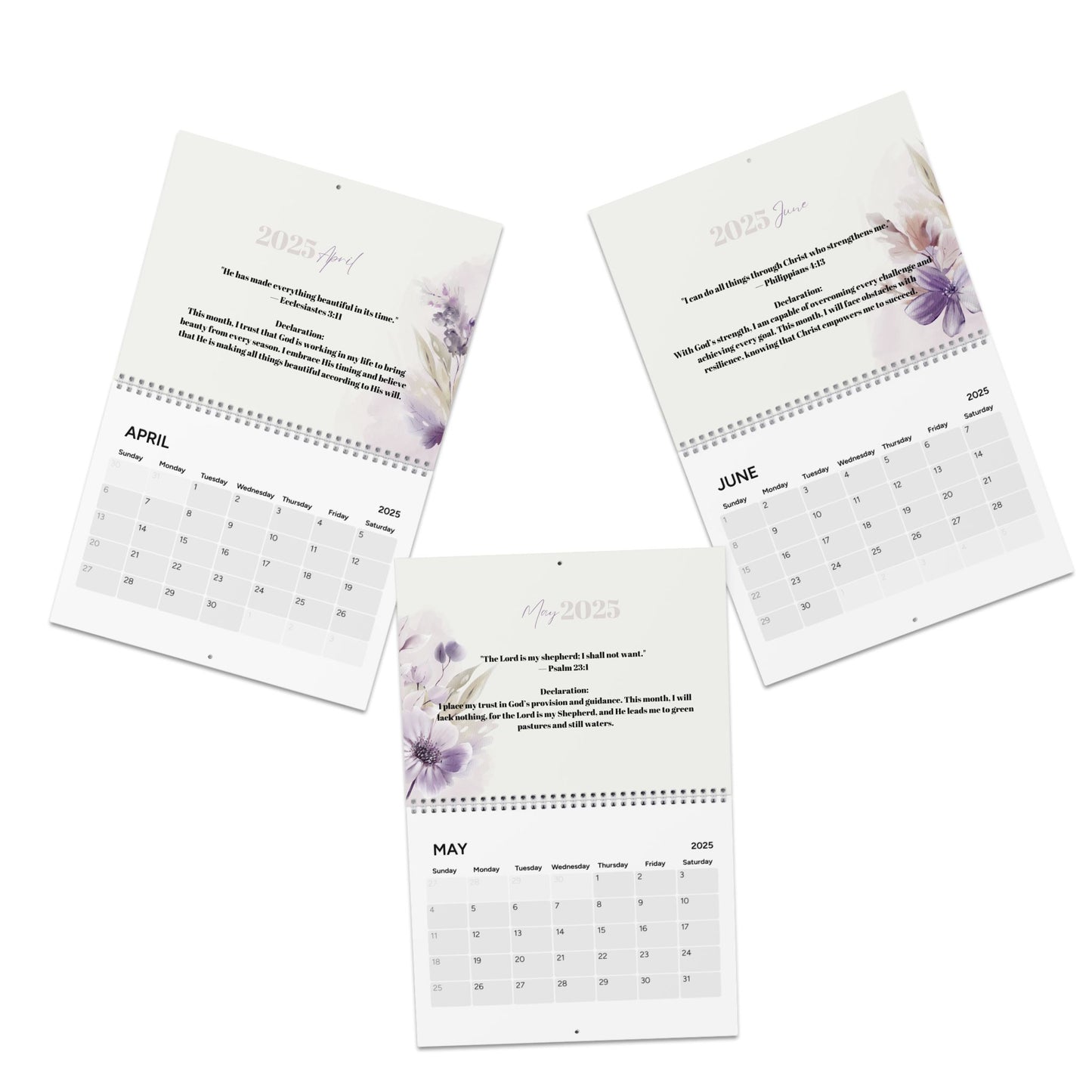 Inspirational Declaration Calendar (2025)