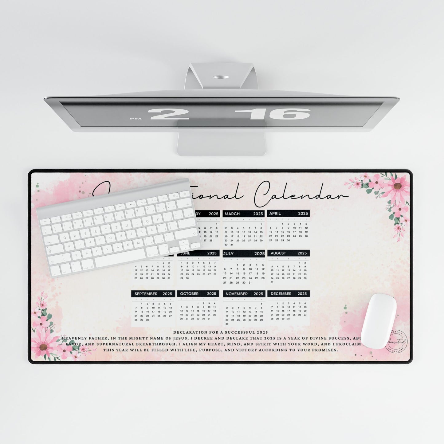 Inspirational Desk Calendar Mats