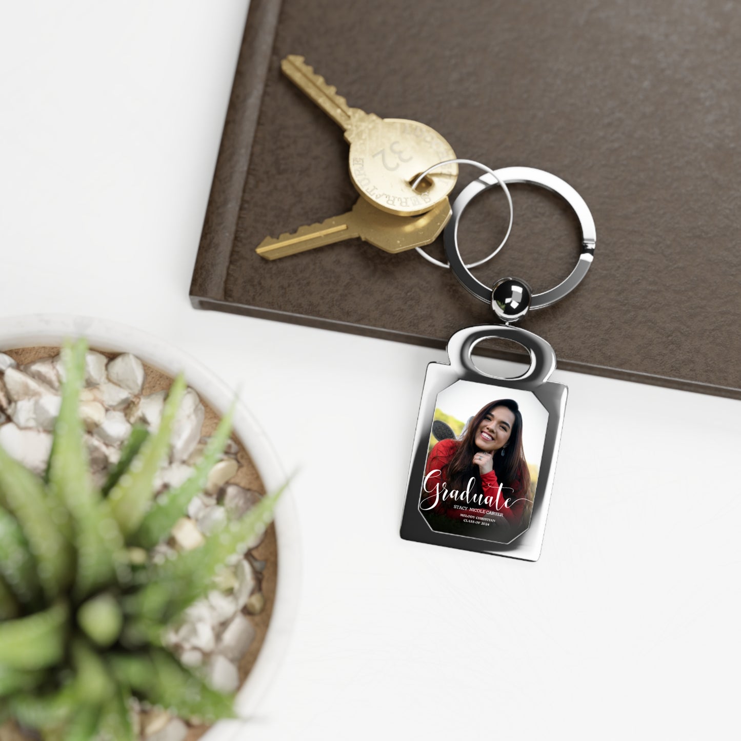 *Custom Order* Rectangle Photo Keyring
