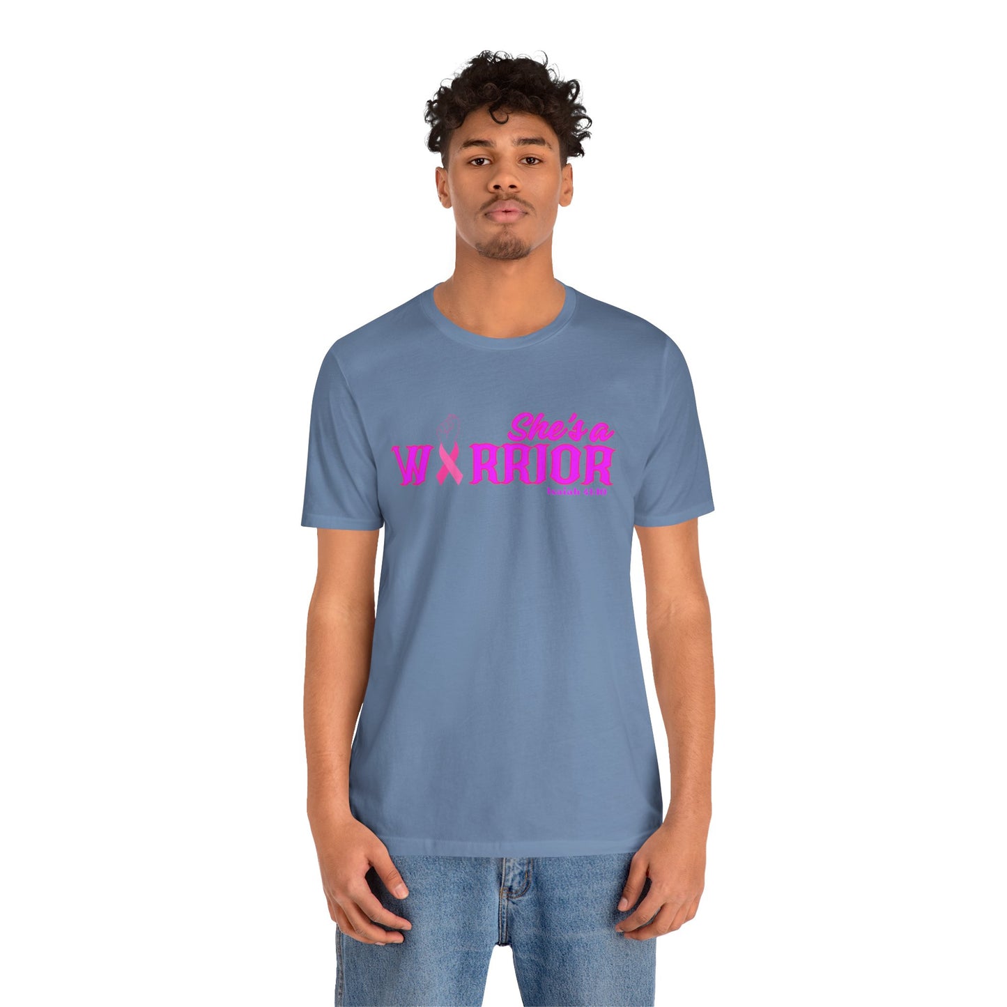 SHE'S A WARRIOR 2 - Unisex Jersey Short Sleeve Tee