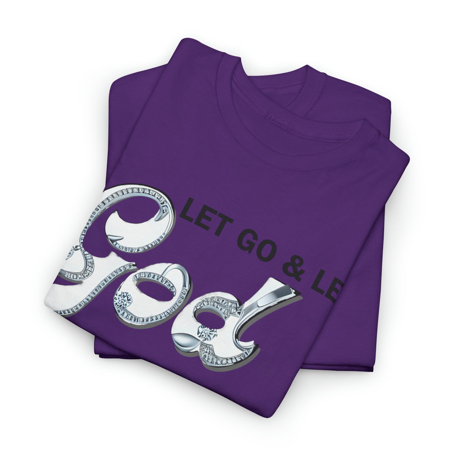 LET GO & LET GOD 2 - 5- Unisex Heavy Cotton Tee