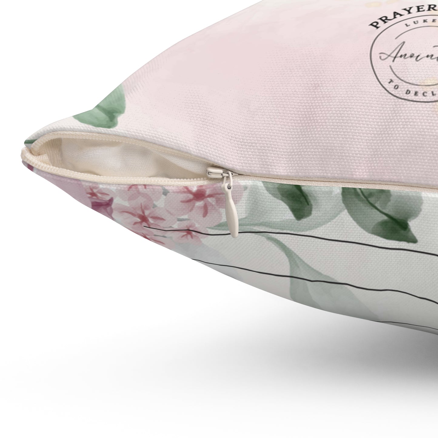 A FAMILY THAT PRAYS 1- Spun Polyester Square Pillow