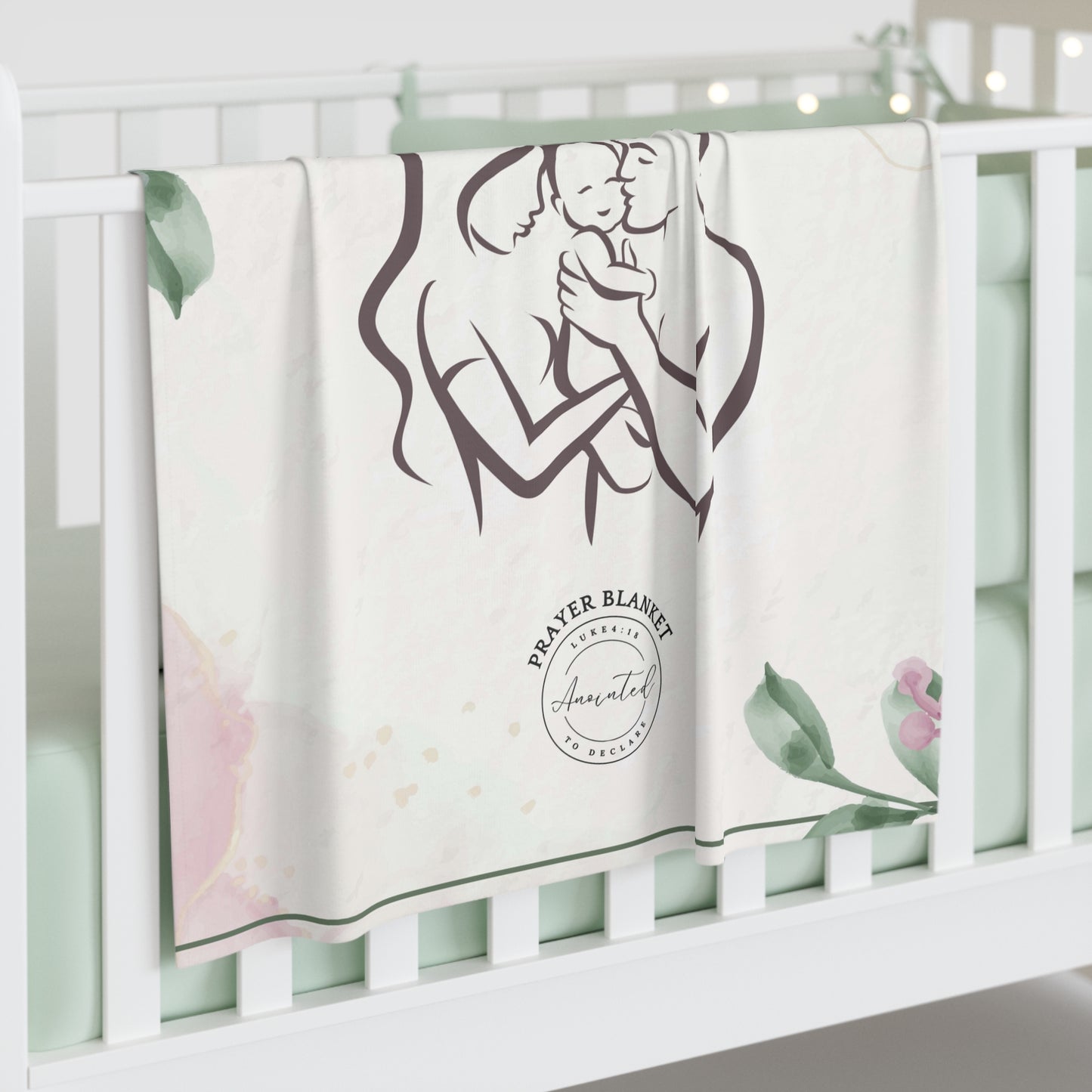 A FAMILY THAT PRAYS 1- Baby Swaddle Blanket