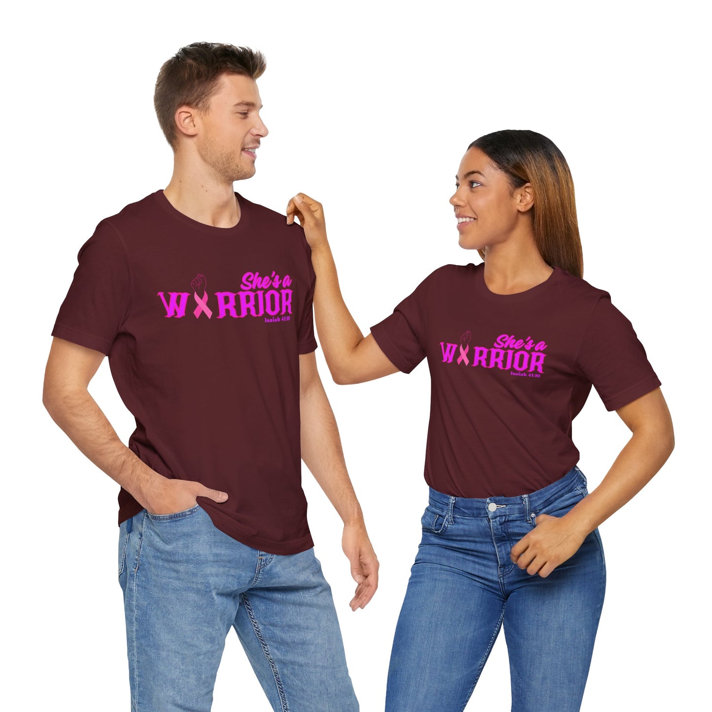 SHE'S A WARRIOR 2 - Unisex Jersey Short Sleeve Tee