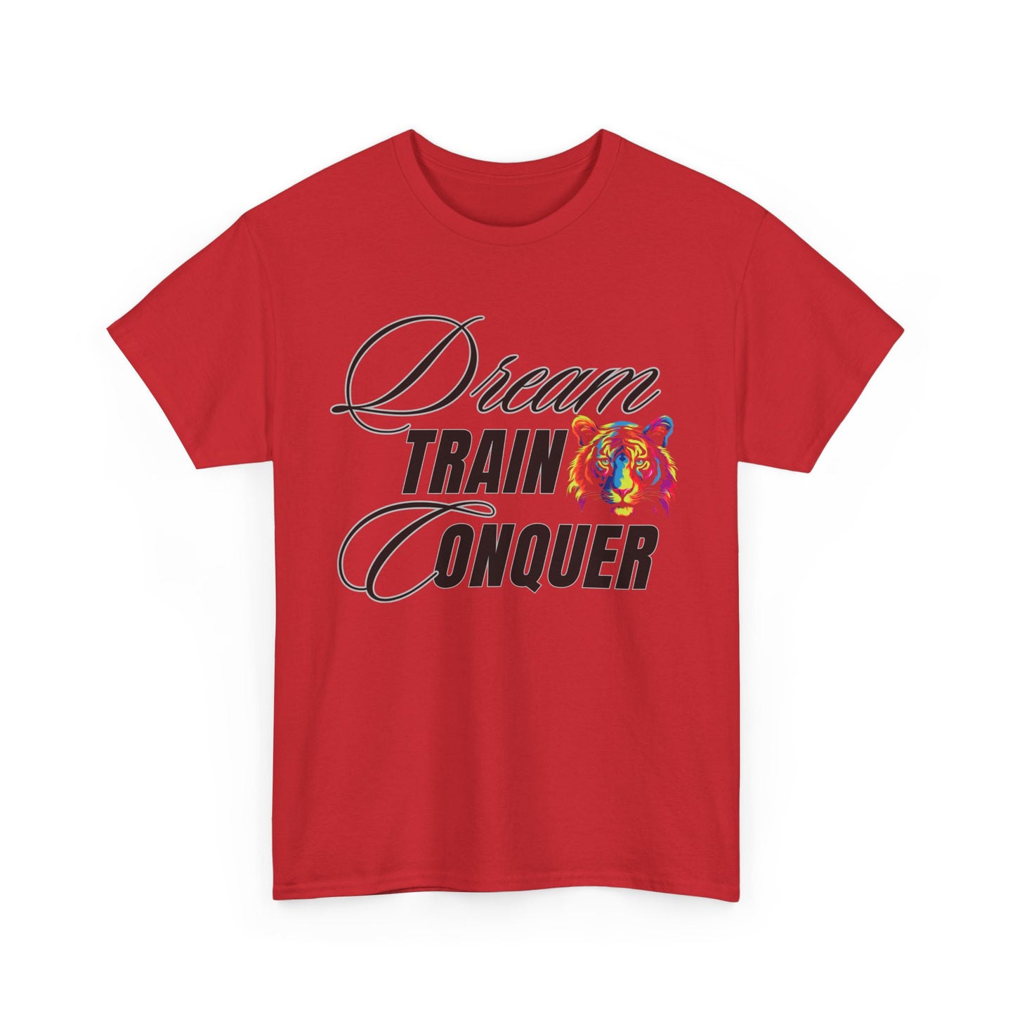 Dream Train Conquer Unisex T-Shirt - Inspirational Tee