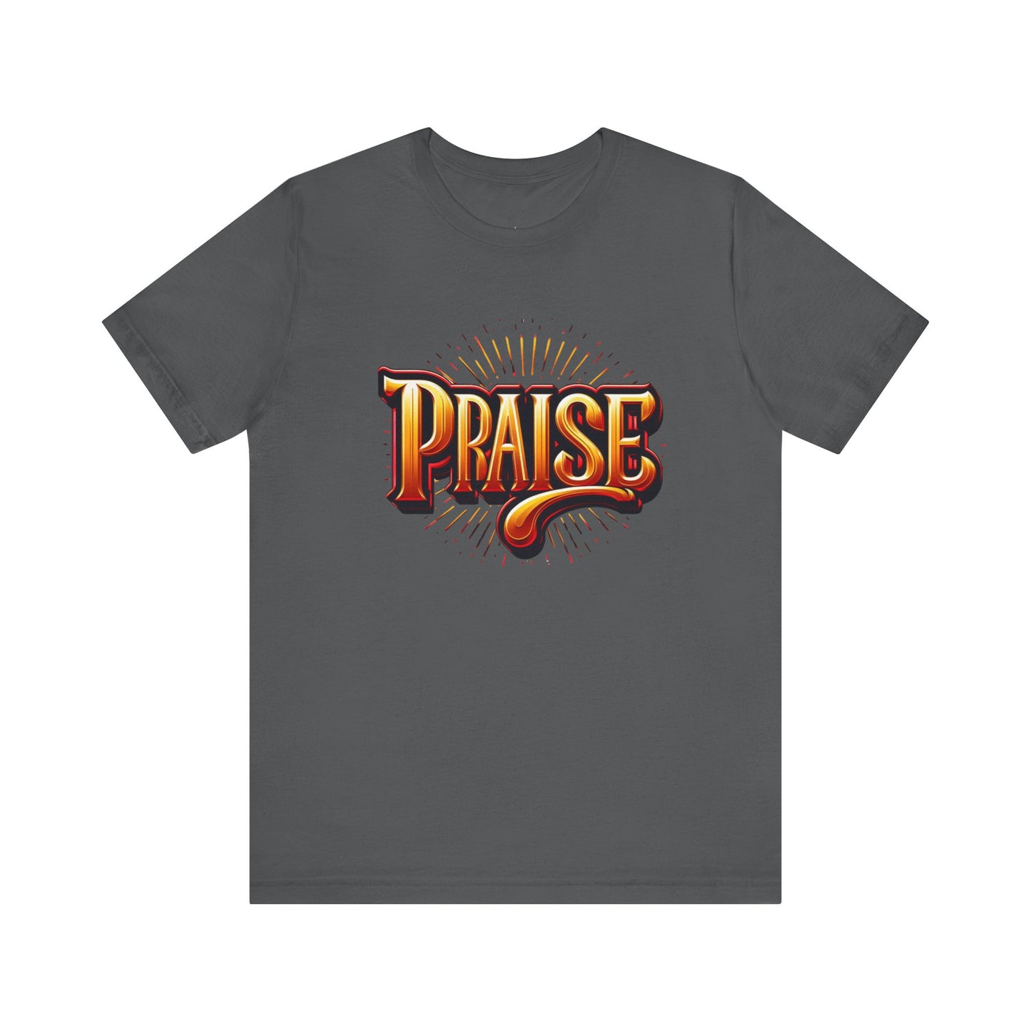 Praise Tee, Religious Shirt, Christian Apparel, Unisex Jersey Tee, Bright Design, Inspirational T-shirt