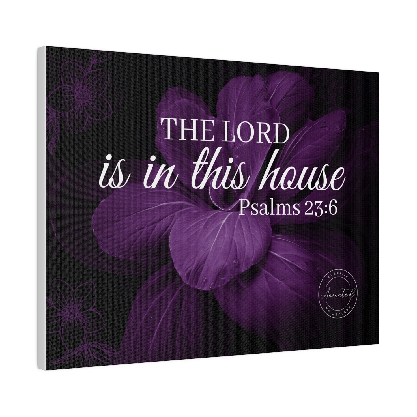 THE LORD IS IN THIS HOUSE 2 -Matte Canvas, Stretched, 0.75"