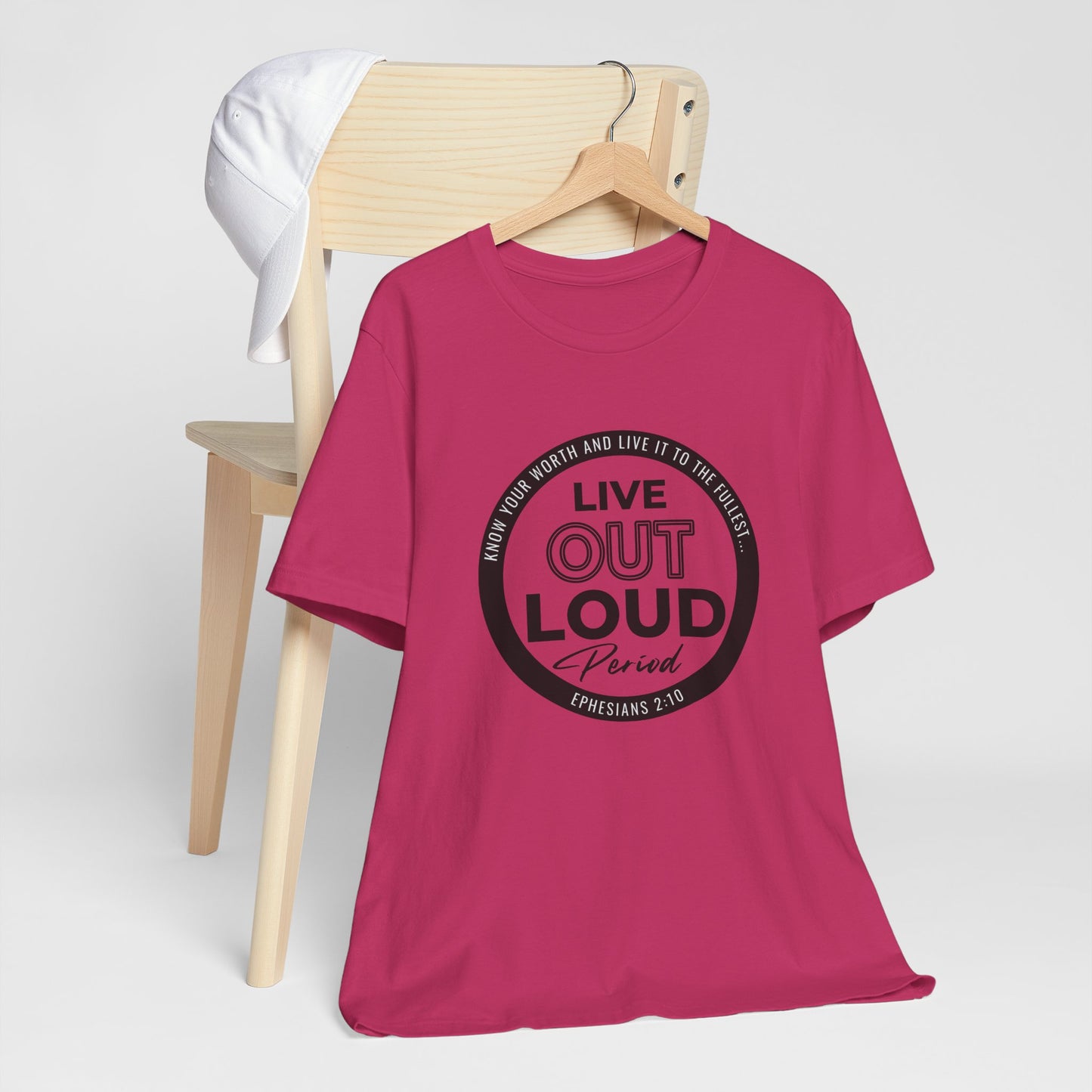 LIVE OUT LOUD 1 Unisex Jersey Short Sleeve Tee