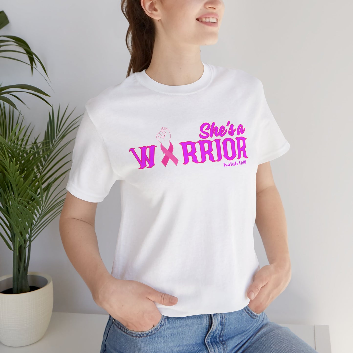 SHE'S A WARRIOR 2 - Unisex Jersey Short Sleeve Tee