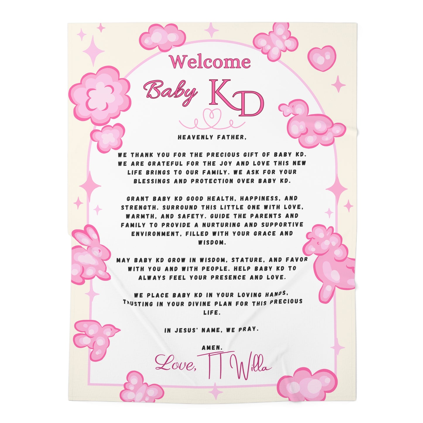 Baby Swaddle Blanket *Custom Order*