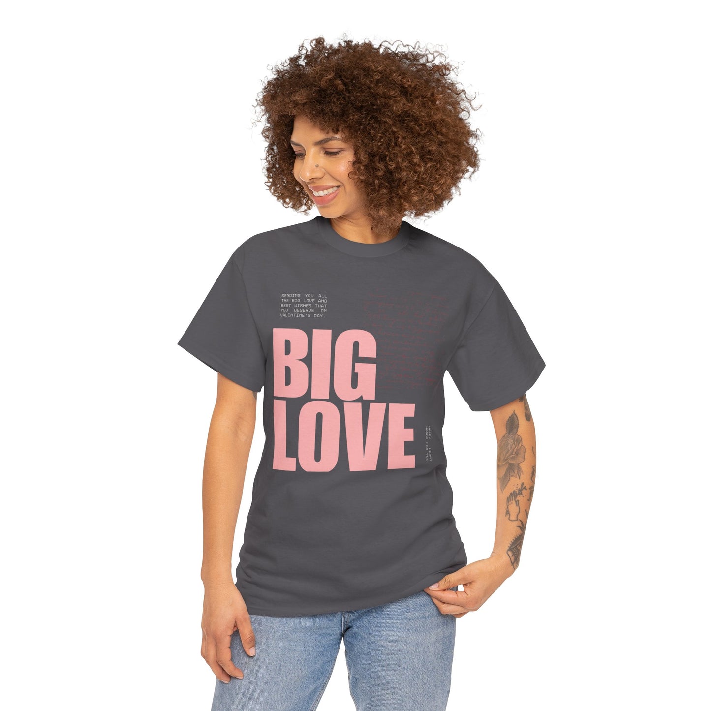 Inspirational Tee - Big Love Unisex Heavy Cotton Tee