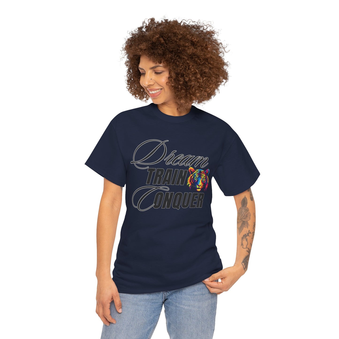 Dream Train Conquer Unisex T-Shirt - Inspirational Tee