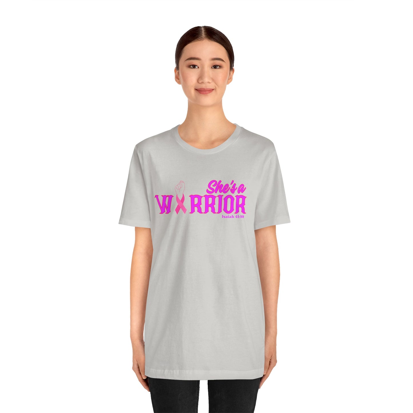 SHE'S A WARRIOR 2 - Unisex Jersey Short Sleeve Tee