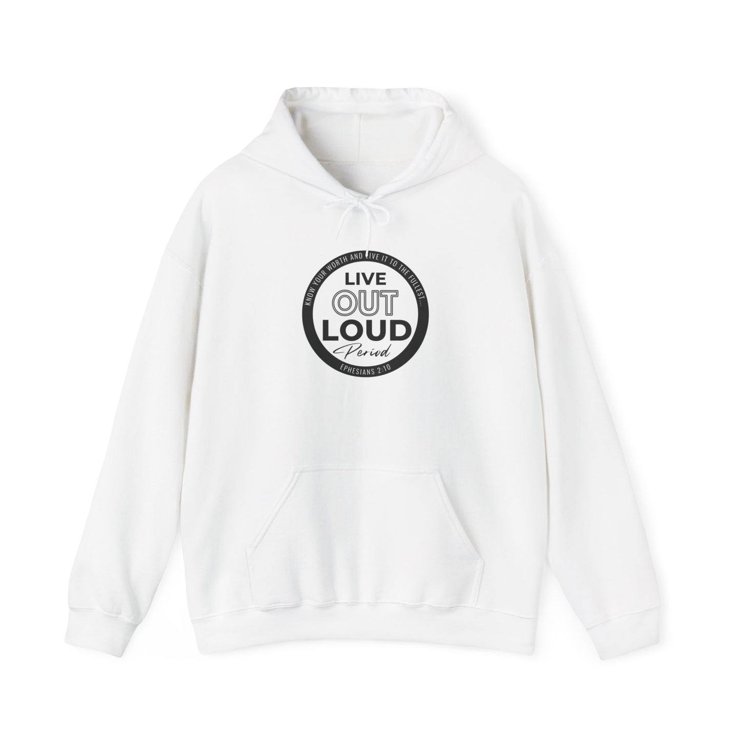 LIVE OUT LOUD 1 -Unisex Heavy Blend™ Hooded Sweatshirt