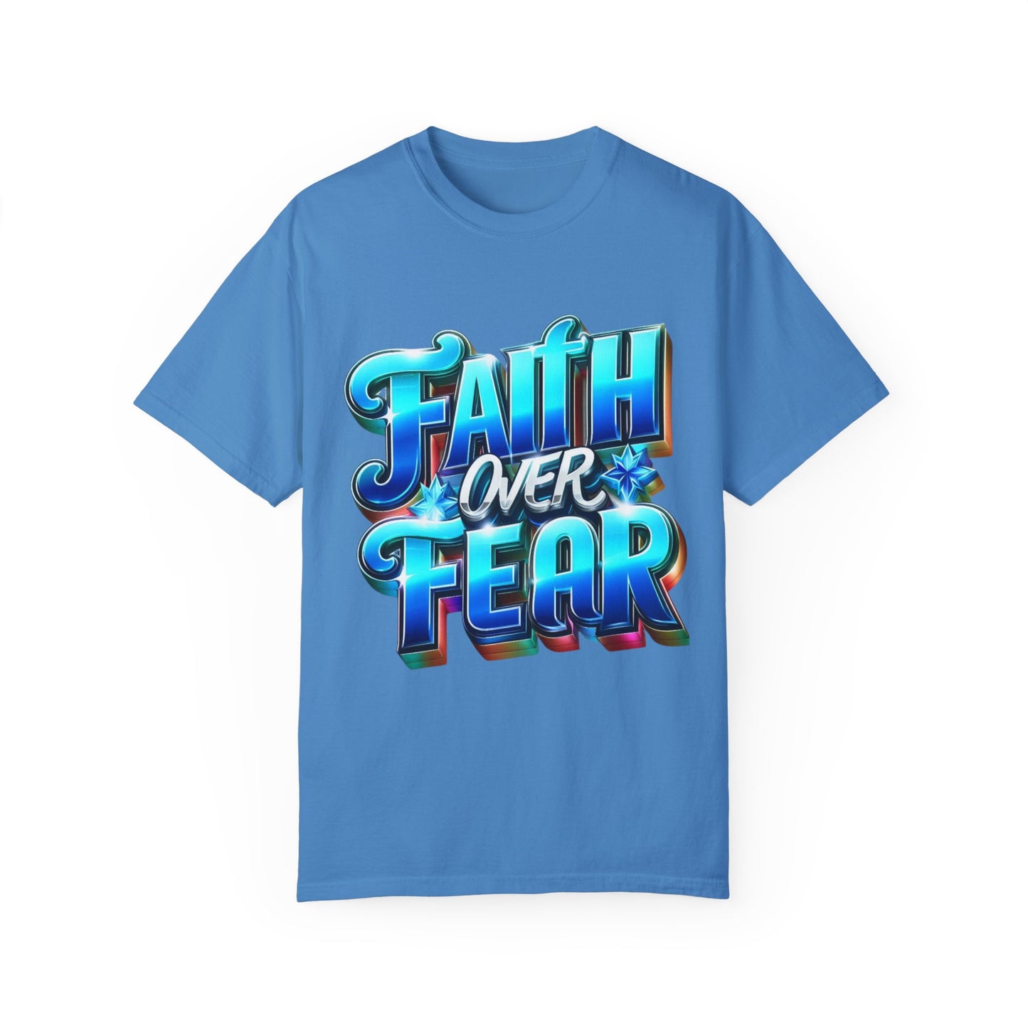 Faith Over Fear Unisex Tee, Inspirational Tshirt, Religious Shirt, Christian Clothing, Graphic Top