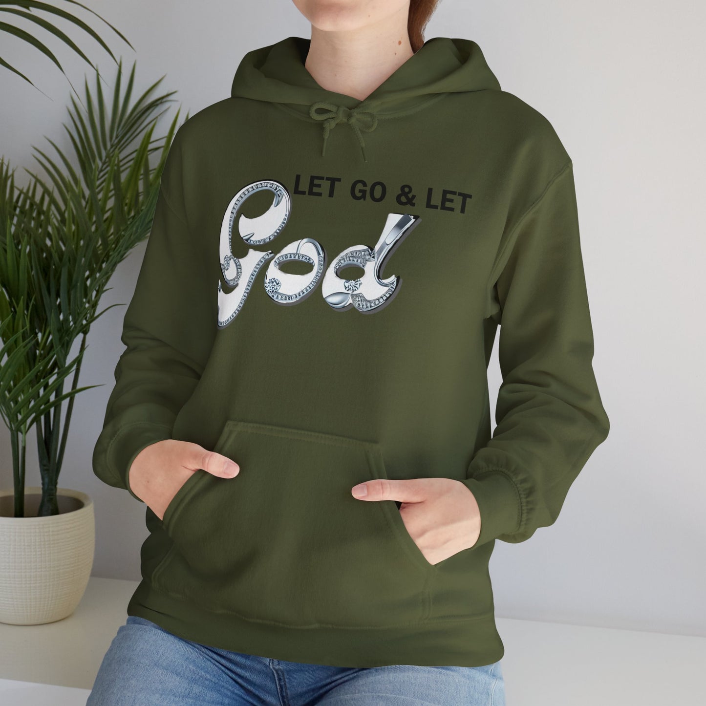 LET GO & LET GOD 2- Unisex Heavy Blend™ Hooded Sweatshirt