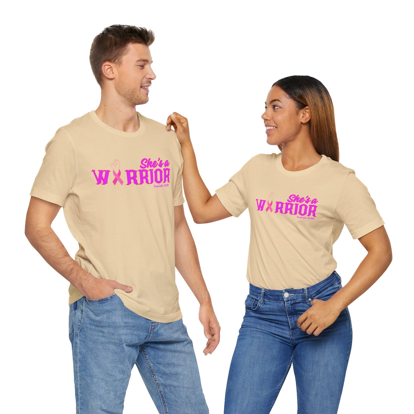 SHE'S A WARRIOR 2 - Unisex Jersey Short Sleeve Tee
