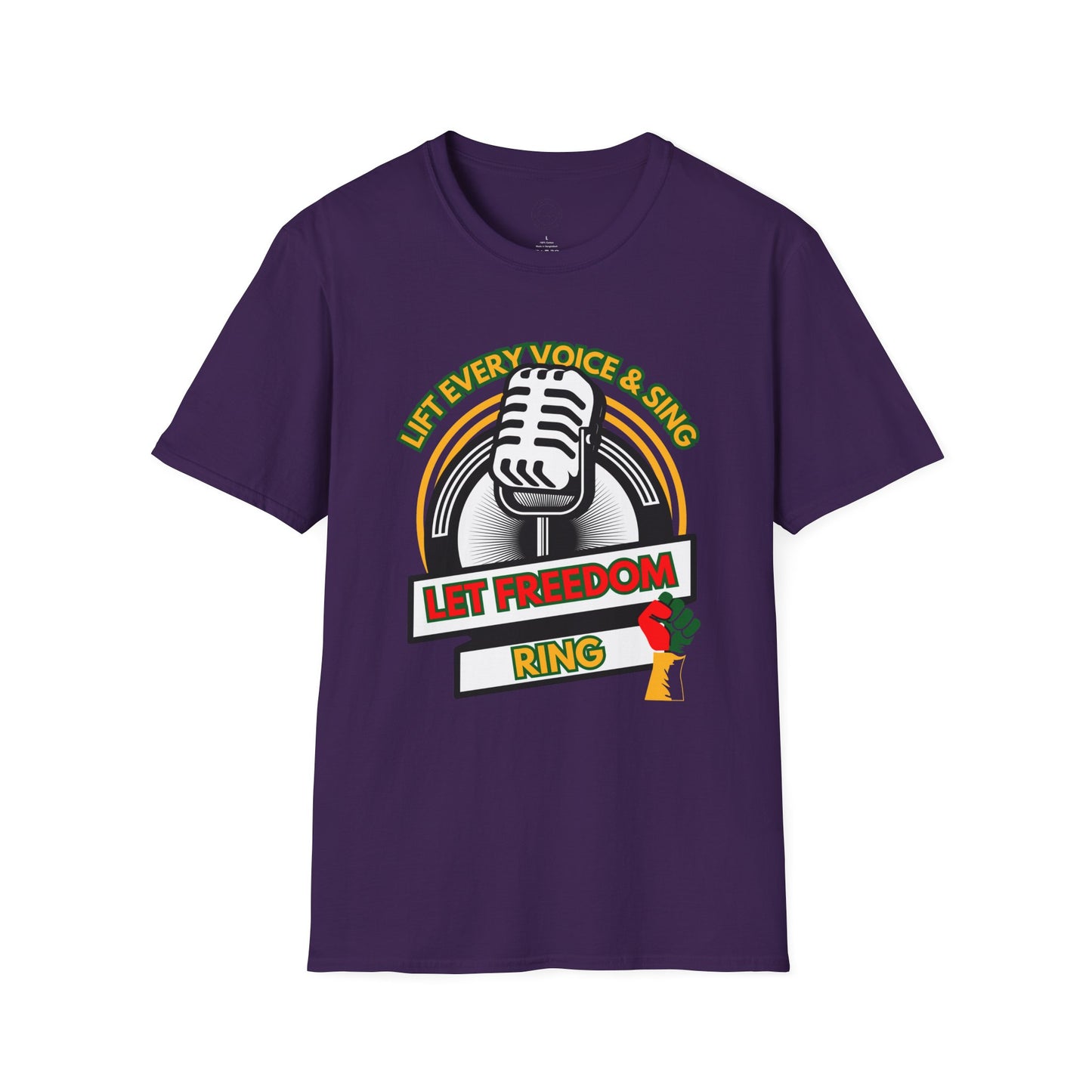 Black History T-Shirt lift Every Voice and Sing, Unisex Tee, African American Pride Shirt, Civil Rights Activism Top, Juneteenth Apparel