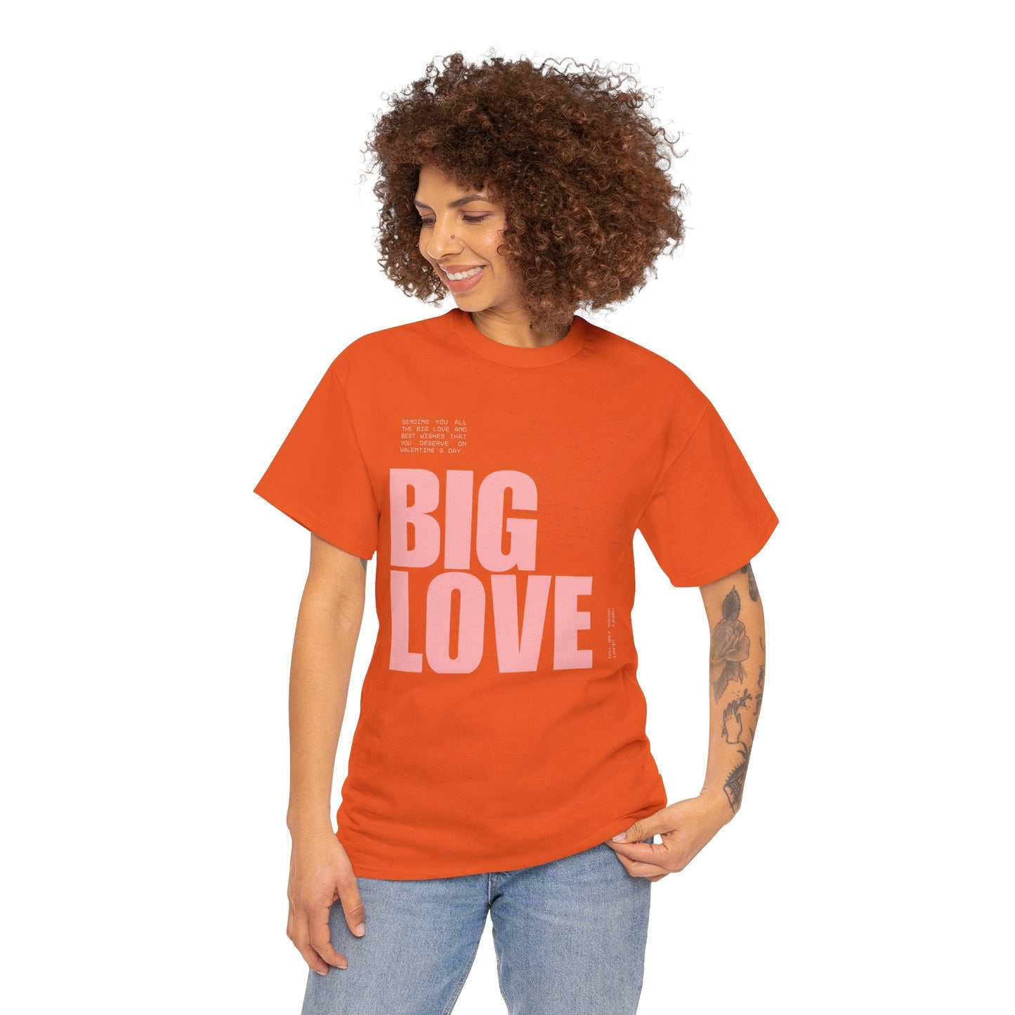 Inspirational Tee - Big Love Unisex Heavy Cotton Tee