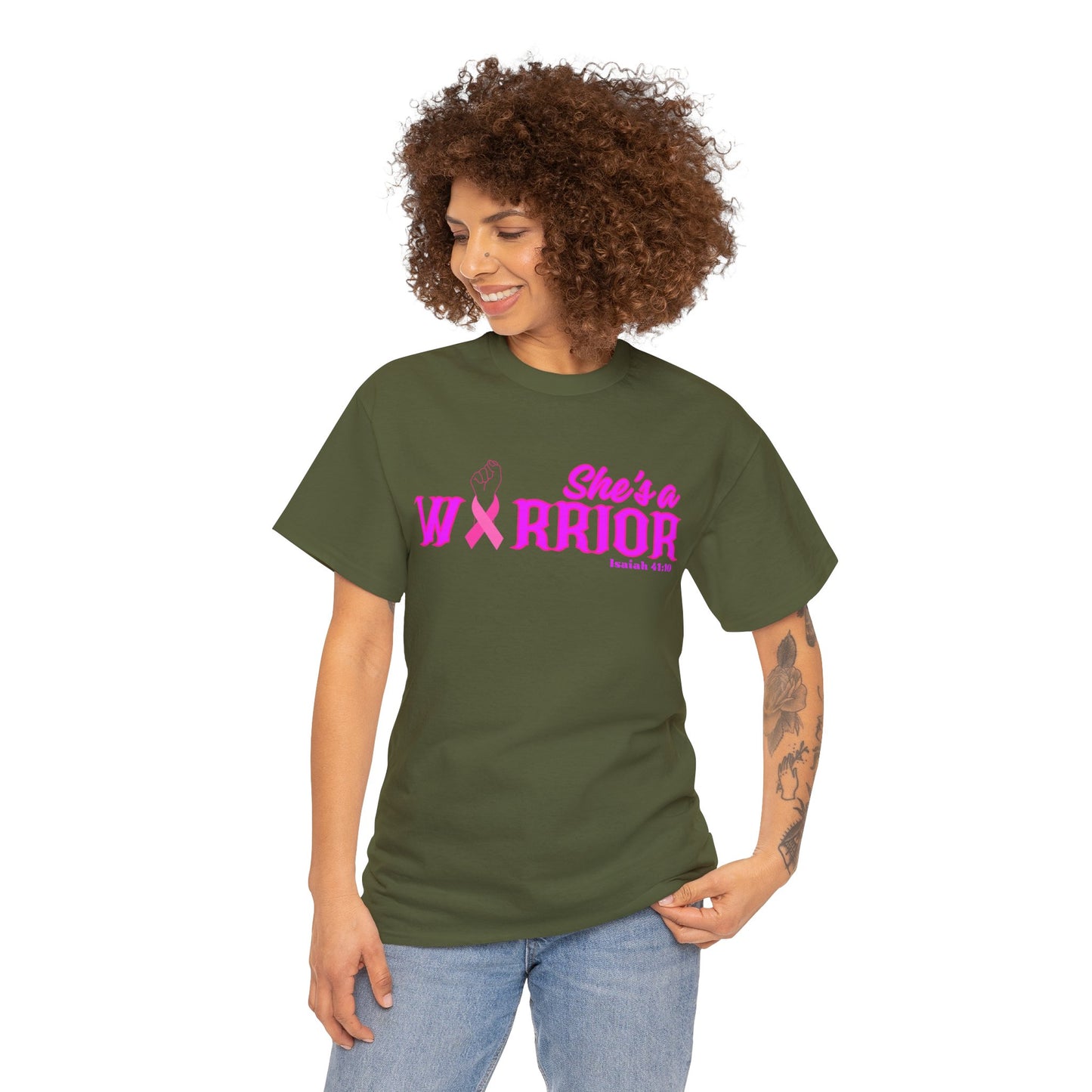 She's a Warrior 2 Heavy Cotton Tee