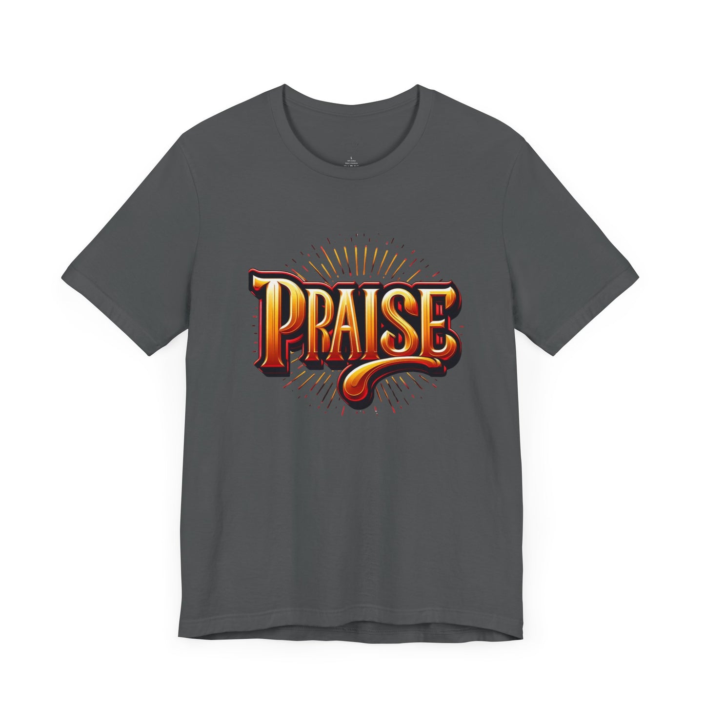 Praise Tee, Religious Shirt, Christian Apparel, Unisex Jersey Tee, Bright Design, Inspirational T-shirt