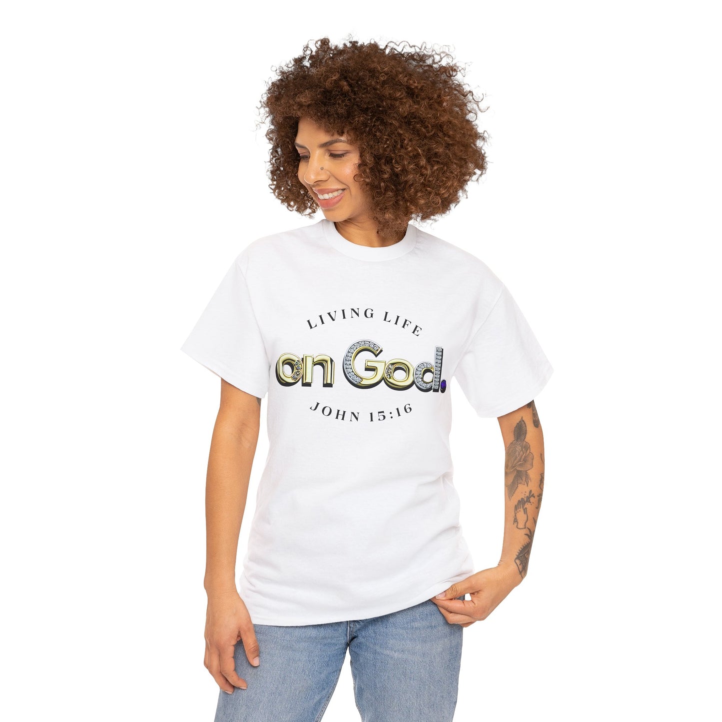Living Life on God - 2 - Unisex Heavy Cotton Tee