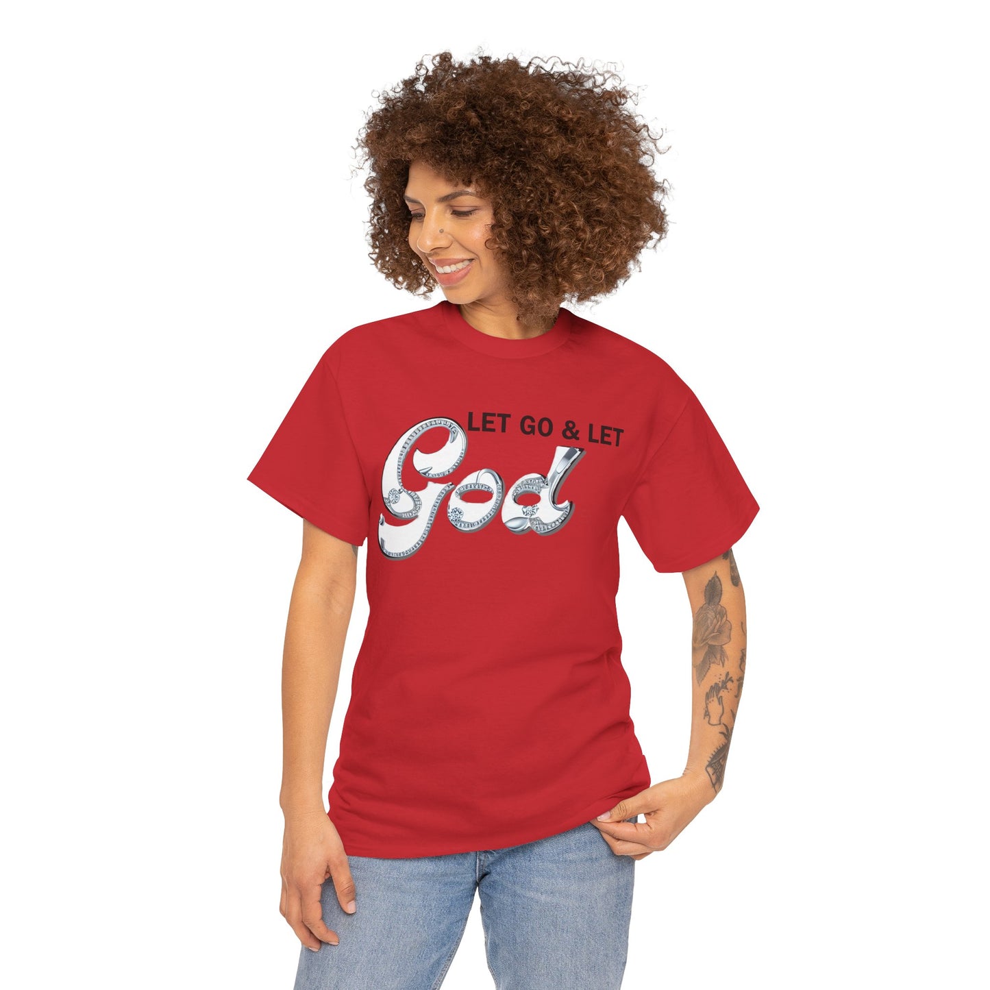 LET GO & LET GOD 2 - 5- Unisex Heavy Cotton Tee