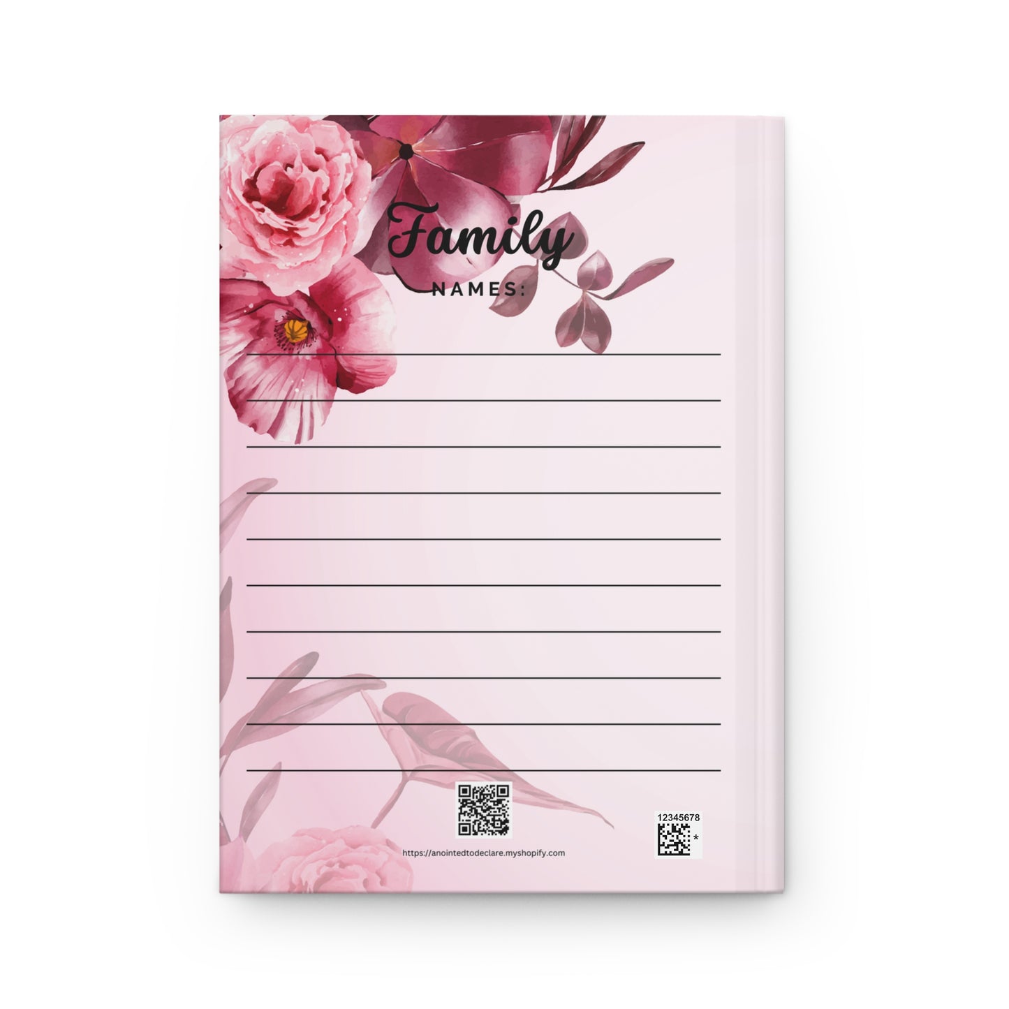 FAMILY ACTS 10:2 -Hardcover Journal Matte 1