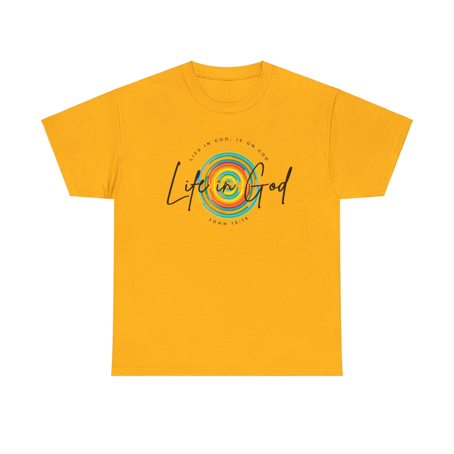 LIFE IN GOD 1 - Unisex Heavy Cotton Tee