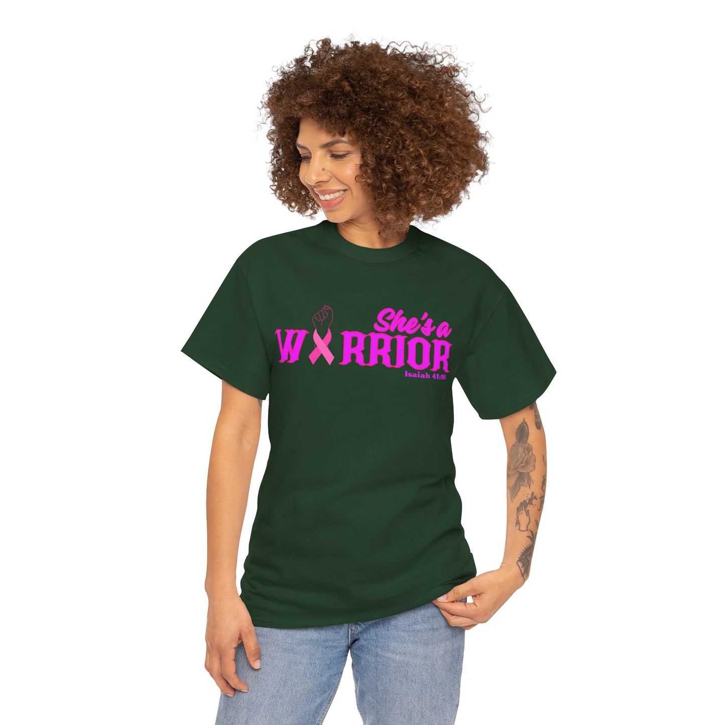 She's a Warrior 2 Heavy Cotton Tee