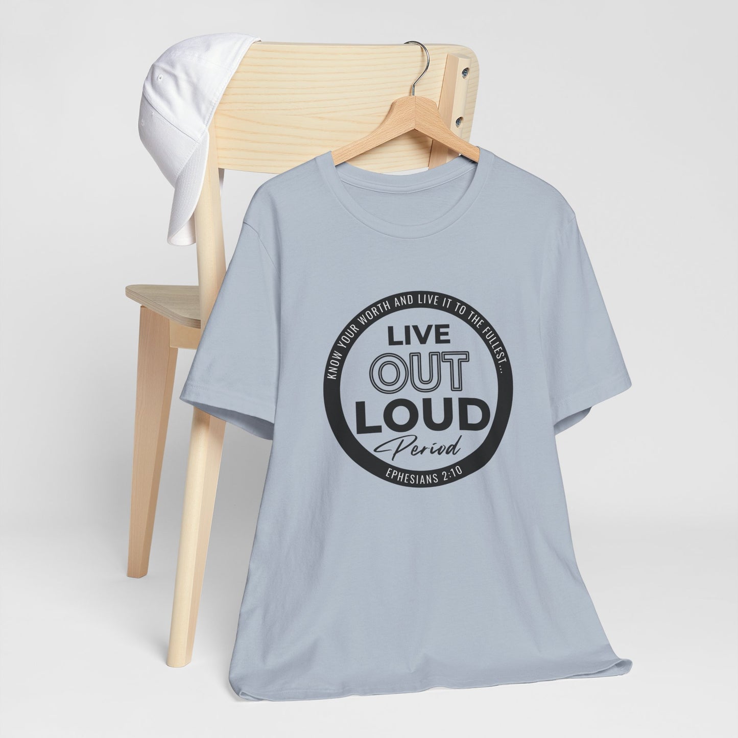 LIVE OUT LOUD 1 Unisex Jersey Short Sleeve Tee