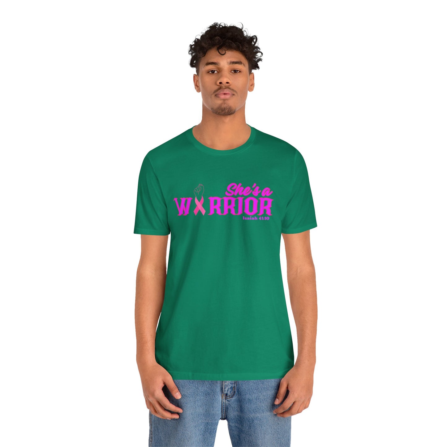 SHE'S A WARRIOR 2 - Unisex Jersey Short Sleeve Tee