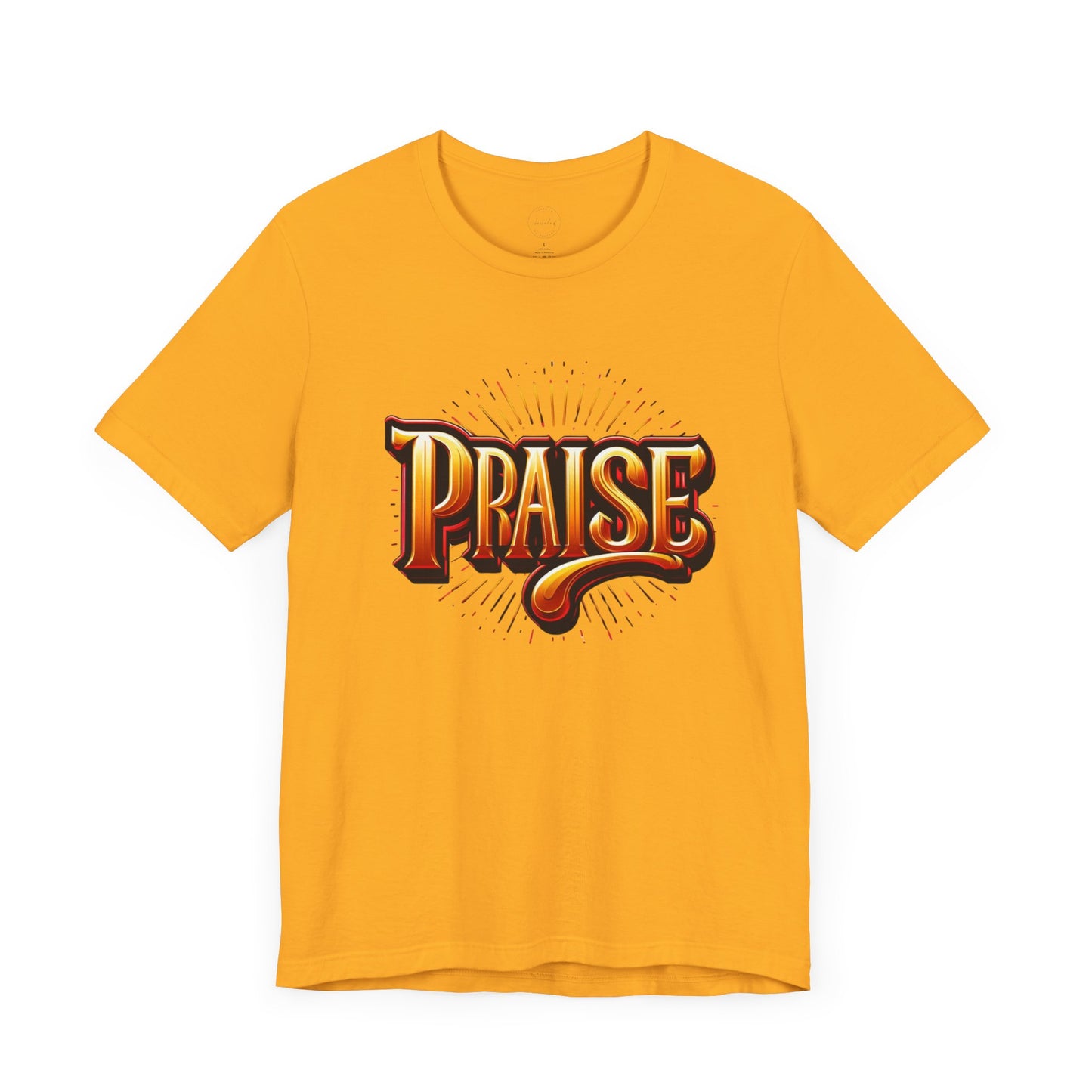 Praise Tee, Religious Shirt, Christian Apparel, Unisex Jersey Tee, Bright Design, Inspirational T-shirt