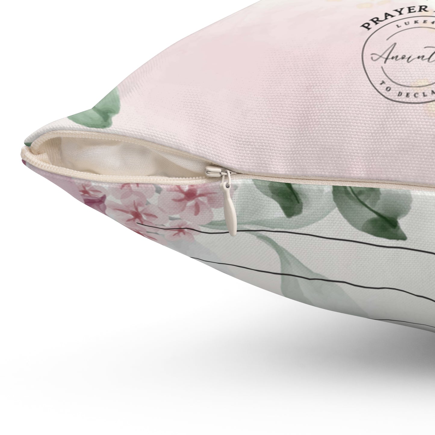 A FAMILY THAT PRAYS 1- Spun Polyester Square Pillow