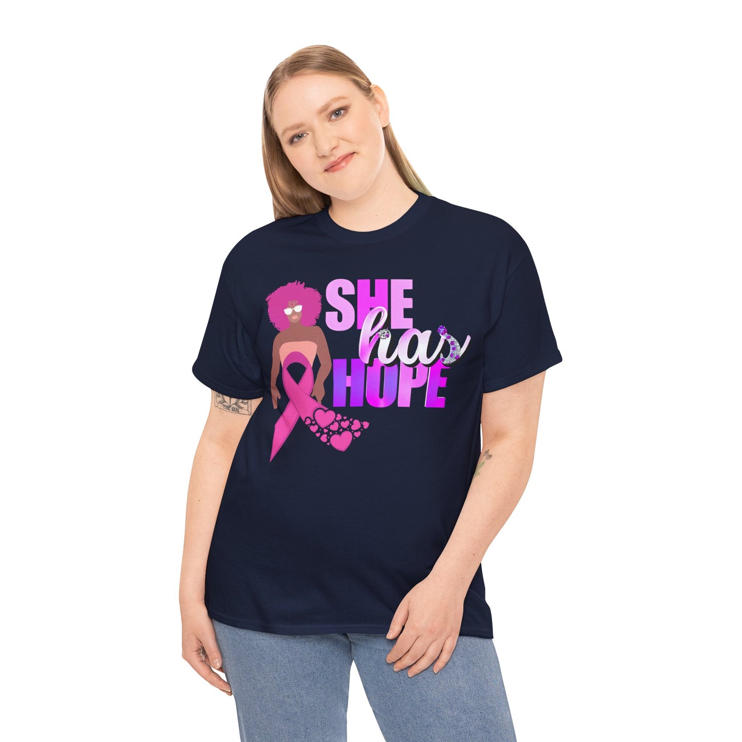 SHE HAS HOPE 3 -Heavy Cotton Tee