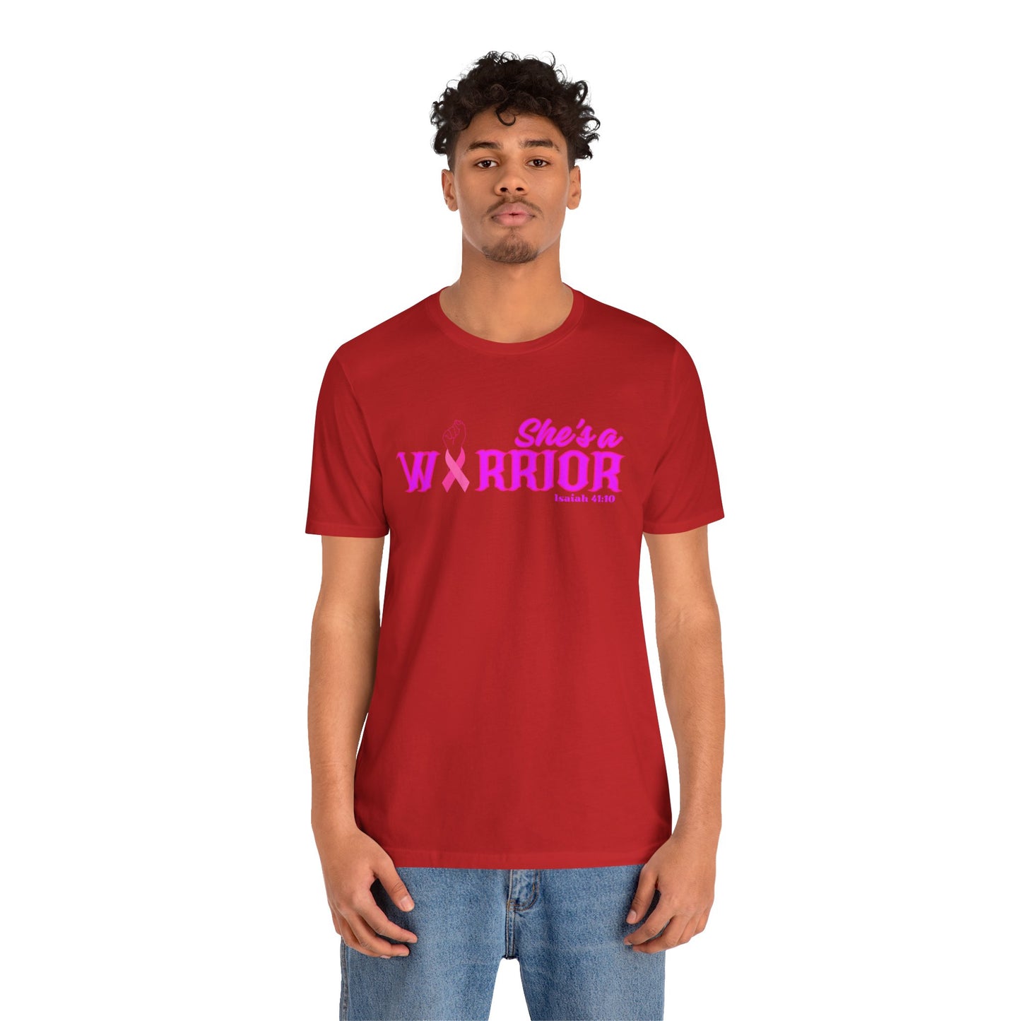 SHE'S A WARRIOR 2 - Unisex Jersey Short Sleeve Tee