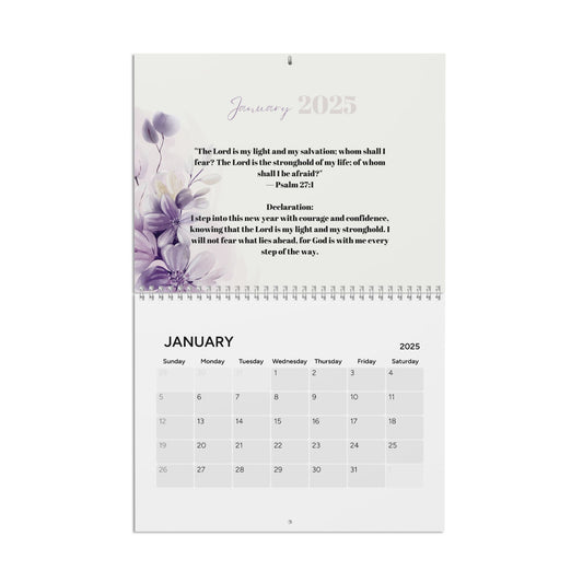 Inspirational Declaration Calendar (2025)