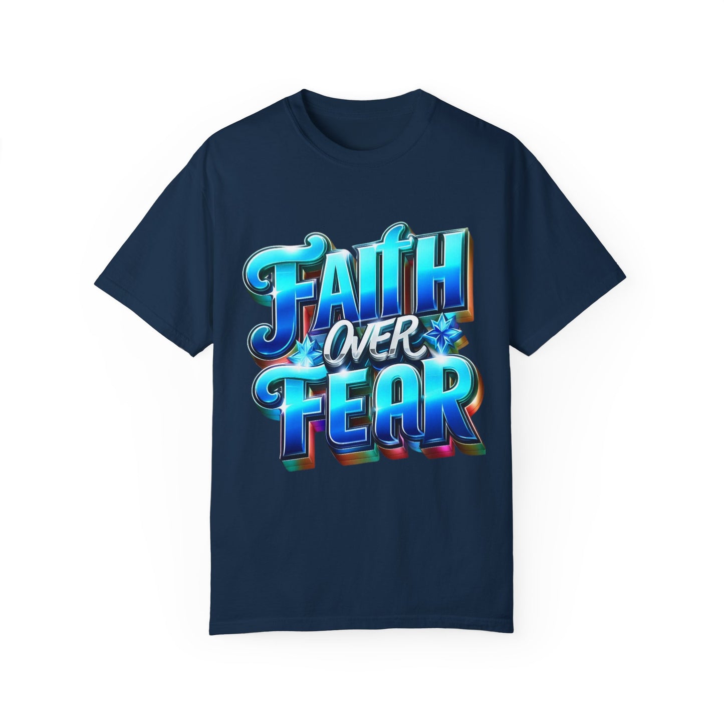 Faith Over Fear Unisex Tee, Inspirational Tshirt, Religious Shirt, Christian Clothing, Graphic Top