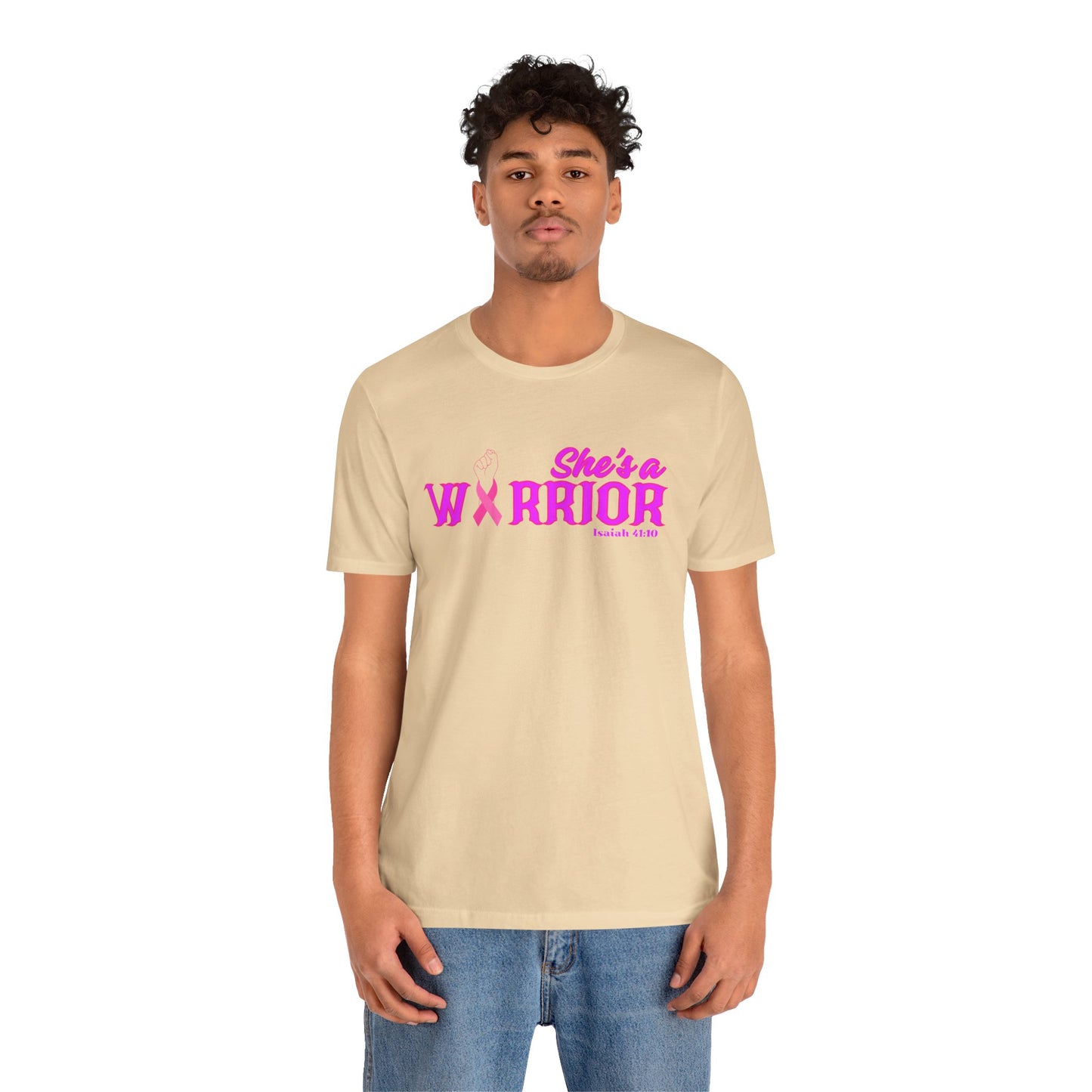 SHE'S A WARRIOR 2 - Unisex Jersey Short Sleeve Tee