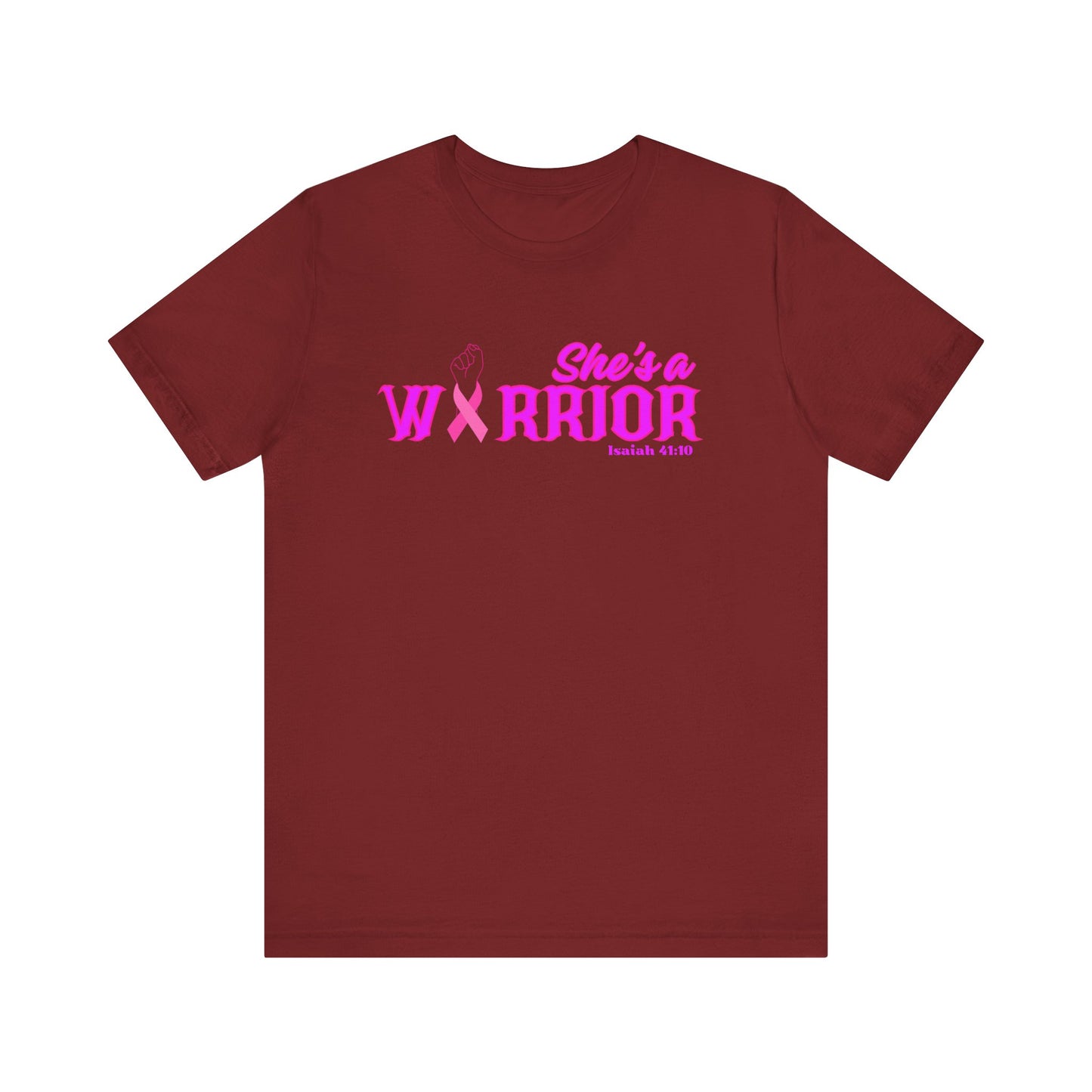 SHE'S A WARRIOR 2 - Unisex Jersey Short Sleeve Tee