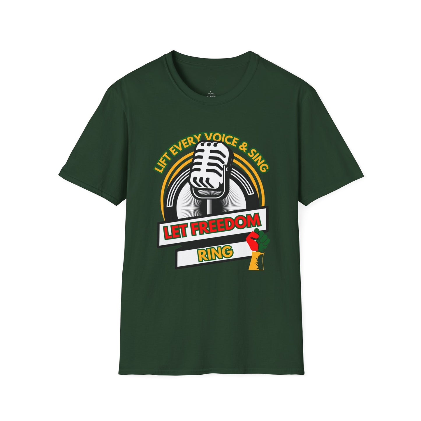 Black History T-Shirt lift Every Voice and Sing, Unisex Tee, African American Pride Shirt, Civil Rights Activism Top, Juneteenth Apparel