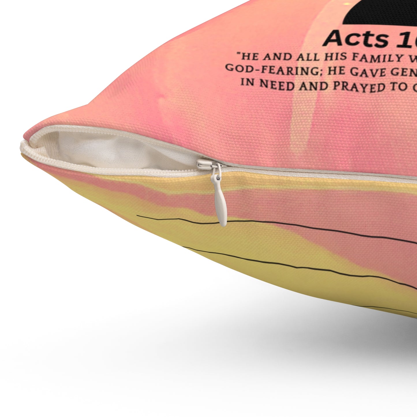FAMILY ACTS 10:2 PRAYER PILLOW -5