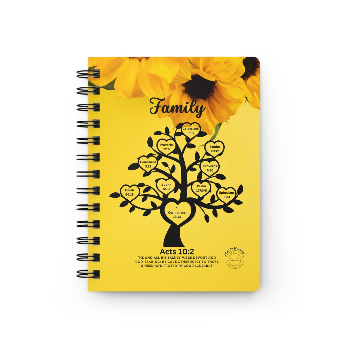 FAMILY ACTS 10:2 -Spiral Bound Journal 13
