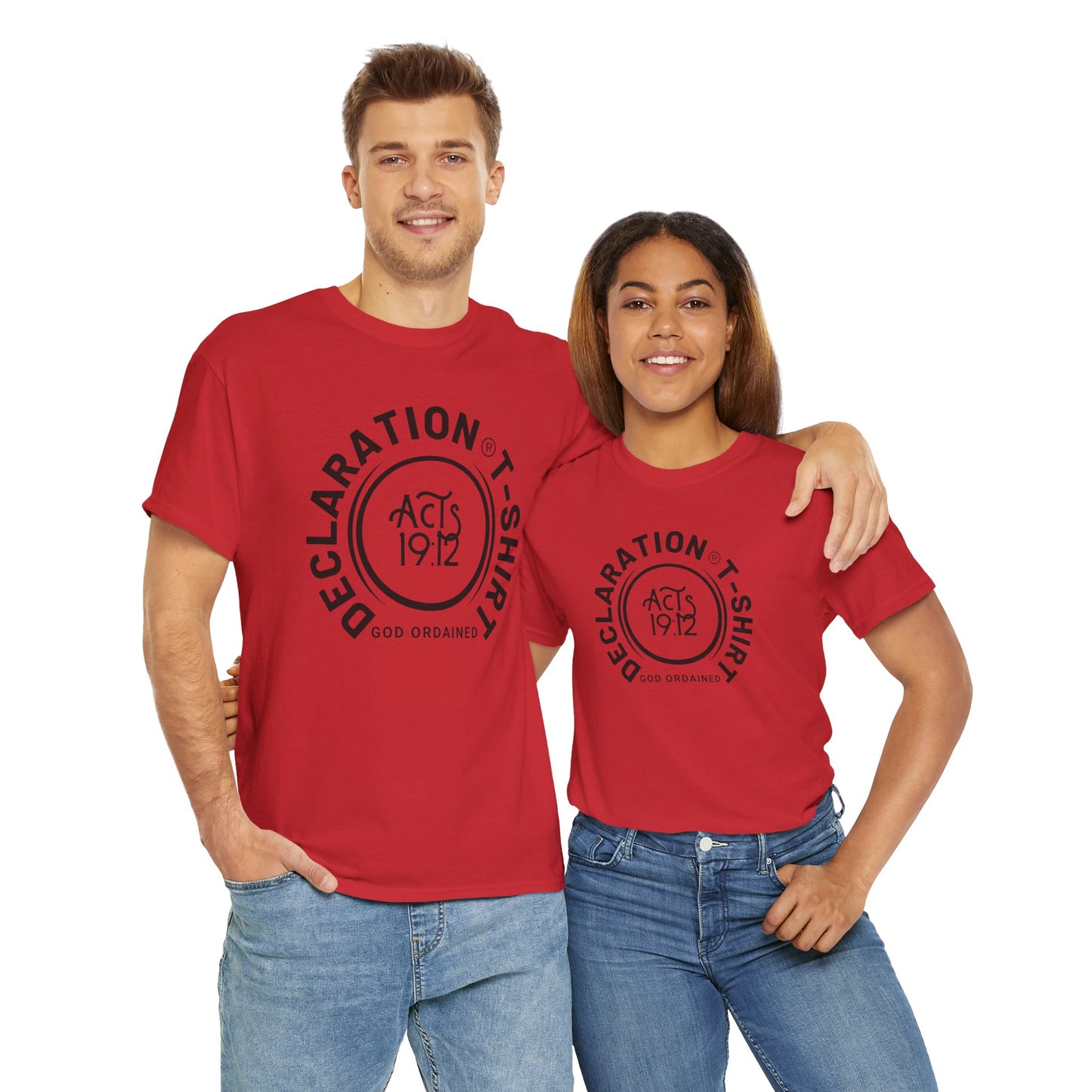 DECLARATION SHIRT - 4 Unisex Heavy Cotton Tee