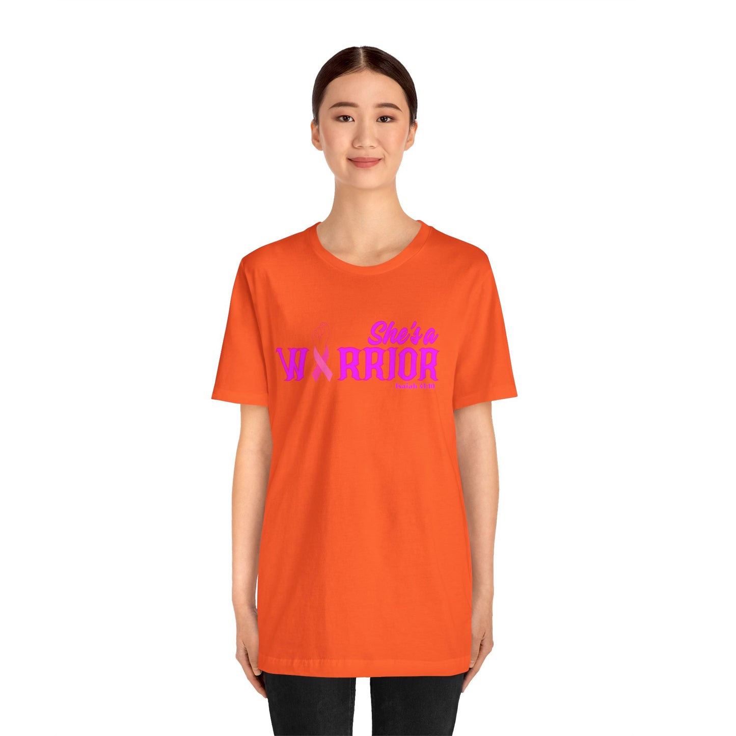 SHE'S A WARRIOR 2 - Unisex Jersey Short Sleeve Tee