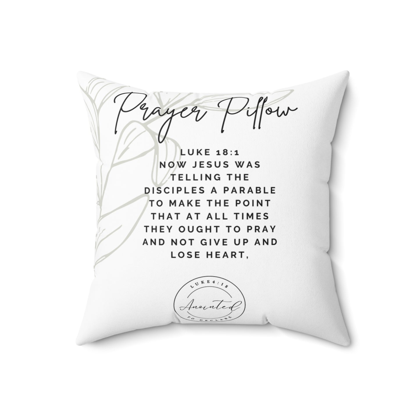 FAMILY PRAYER PILLOW LUKE 18:1 Pillow - 11