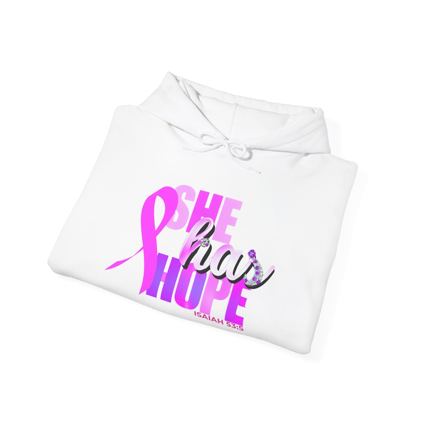 SHE HAS HOPE 1- Heavy Blend™ Hooded Sweatshirt